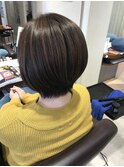襟足すっきりショートボブ