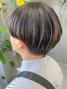 テトヘアー(teto hair) マッシュショート、オリーブベージュ、アッシュブラウン