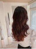 ウェーブ巻き/ロングヘア