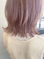 ロジェブルー(Rosier Bleu)&nbsp;ミルクティーピンクボブ◎20代30代40代