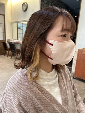 ネオリーブカップ 町田店(Neolive capu) イヤリングカラーブリーチ抜きっぱ Neolive capu町田店