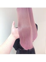 エイト ヘアサロン 渋谷本店(EIGHT) ピンクカラー+髪質改善トリートメント