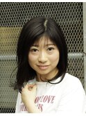 毛先ワンカール×レイヤーカット×小顔カット