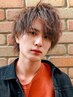 【メンズ人気★No２】カット＋無造作パーマ＋ベースTr￥7900
