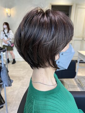 アソビ 表参道(ASOBI) 40代50代◎  横顔美人　立体感ショートボブ