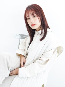 ミリー 梅田店(milly) ピンクブラウンヘルシースタイル×ウザバング【milly梅田】