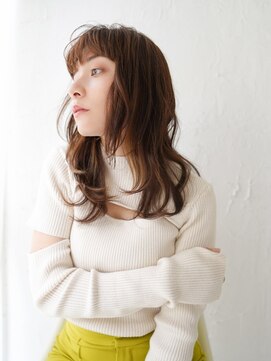 ラフィス ヘアーピュール 梅田茶屋町店(La fith hair pur) 【La fith】ヌーディーカラー×レイヤーカット