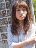 モニカ 横須賀中央店(Monica)&nbsp;デザインカラー/シルキーベージュ/グレージュカラー/斜めバング