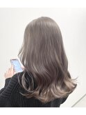 柔らかい透明感カラー☆グレーベージュ
