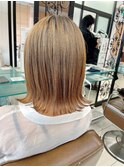 切りっぱなしボブ