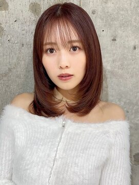 シーシンジュク 新宿南口(Sea shinjuku) 韓国風前髪×レイヤーカット【髪質改善/新宿/レイヤーカット】