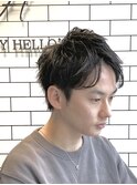 束感ナチュラルショート【河原町】30代ニュアンスモテパーマ