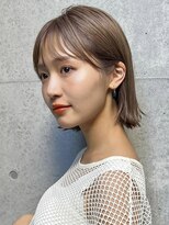 オーブ ヘアー エイル 苫小牧店(AUBE HAIR ail)&nbsp;ナチュラル外ハネボブ/20代30代40代/外ハネ