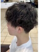 刈り上げマッシュ×ツイストピンパーマin大宮メンズカットパーマ