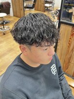 デプト(DEPT.)&nbsp;ツイストスパイラルパーマ/ツーブロックマッシュ/佐賀パーマ