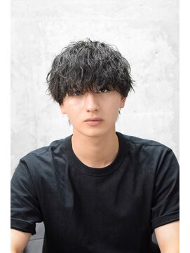 オルズ 渋谷(ALLZ) ツイストスパイラルパーマ黒髪マッシュウルフツイストパーマ