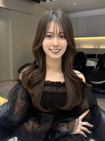 ロンド ロワール 門前仲町(Lond Loire)&nbsp;韓国レイヤーカット/くびれ巻き/前髪顔周り/セミディ[門前仲町]