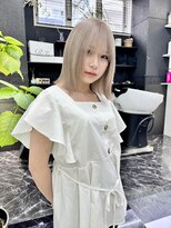 チュダック(ChuDuck)&nbsp;韓国風《ミルクティー》ハイトーン/ケアブリーチ/ダブルカラー