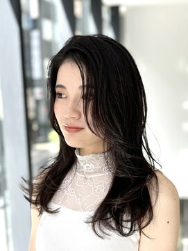 エアー 銀座タワー(AIR) ふんわりロングレイヤー　前髪なし