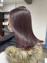 カーム(calm)&nbsp;黒髪/ボブルフ/ネビージュ/小顔/ワンレン/鹿島田/髪質改善/前髪