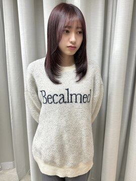 ムード タテマチ(mood tatemachi) ピンクラベンダー×レイヤーカット!