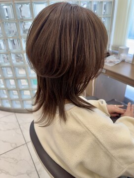 アッシュ 下北沢店(Ash) ベージュカラーのマッシュレイヤー