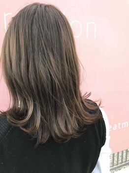 アプル(apr.)の写真/話題のオイルカラーで上品なツヤと何度も触りたくなるような手触り♪アナタに合うヘアカラーを提供します☆