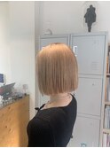 タッセルボブ×抜きっぱなし風ブロンド