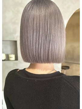 ハウ 心斎橋(how) 透明感カラー20代30代ダブルカラーブリーチグレージュアッシュ