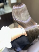 美容室ピュール オーガニックカラー/オリーブベージュ × ULTOWA treatment