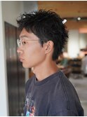 ベリーショートパーマメンズ