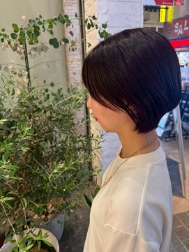 アース 熊本下通店(HAIR & MAKE EARTH) 丸みショート
