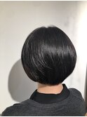 まとまるグラボブ/髪質改善/透明感カラー/小顔カット/30代/40代