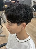 横浜シャドウパーマ緩めスパイラルパーマツイスパ波巻きパーマ◆