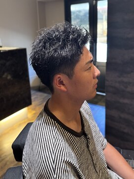 エクファフォーメン(EX-FA FOR MEN) サーフカール/スパイキーショート/ブルーブラック/瀬田