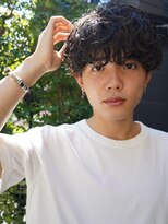 フィフス 栄(fifth)&nbsp;栄シャドウパーマ波巻きスパイラルパーママッシュ20代