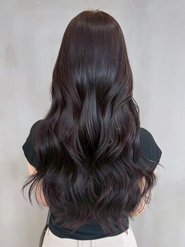 シオン(shion) ロンググレージュ暗めカラー韓国ヘア顔周りレイヤー_ba564531