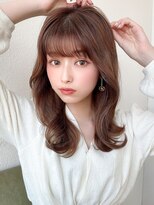 アフロート エル 錦糸町(AFLOAT L)&nbsp;結んでもかわいいくびれセミロング × ミルクティーベージュ