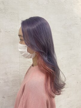 イル(iLu.) ラベンダーピンク/ツートーンカラー/ホワイトラベンダーピンク