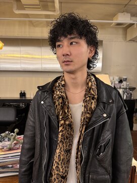 ランプ 代官山(the lamp) メンズマッシュ マッシュショート ツーブロックパーマ黒髪