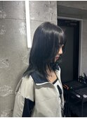 イルミナカラー/髪質改善/船橋/くすみベージュ/細めハイライト