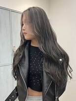 ロテ(LOTE.)&nbsp;着物ヘア/大人ガーリー/ダークアッシュ/似合わせカット/一宮