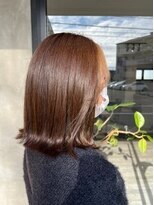 ラッキーヘア 加古川(Lucky Hair)&nbsp;フェイスフレーミング×透明感ブラウンカラー【松尾】【加古川】