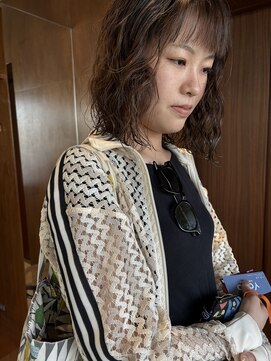 ヨロヘアー(YOLO hair) ミディアム　ボブ　パーマ