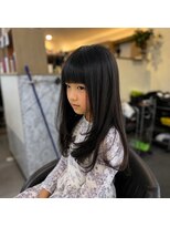 アンサ 長岡天神店(ANSA)&nbsp;【お姉さんヘア】毛先ふんわり♪キッズのロングレイヤースタイル