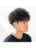 【平日限定】メンズカット+各種パーマ+トリートメント＋スパ［5分］