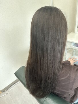 スタイルジャパン 美里店(style JAPAN) オリーブブラウン　髪質改善カラー+カット+髪質改善ケア