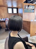 イロ ジェイアール JR奈良店(IRO)&nbsp;ぷっつりボブ×前下がりボブ×ショートスタイル