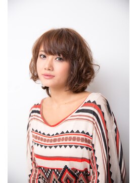ハナワ エビス トウキョウ ヘアーサロン(HanaWa ebisu tokyo hair salon) ≪HanaWa恵比寿≫リラックスウェーブなスイートミディアムボブ