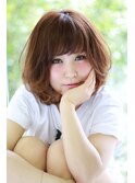 大人かわいいふわふわミディ
